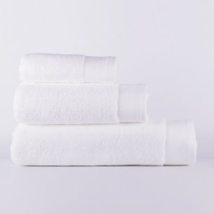 Toalla de baño blanca Zero Twist algodón 100% extrasuave... 2