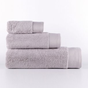 Toalla de baño gris Zero Twist algodón 100% extrasuave y... 2