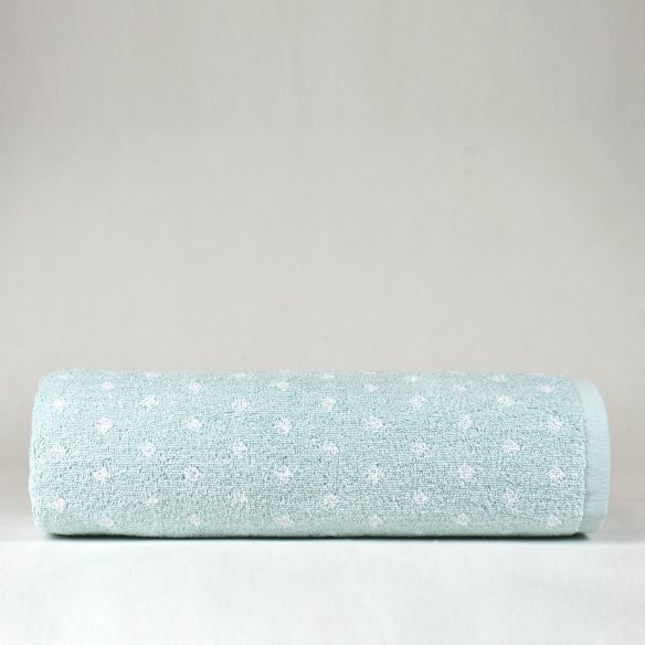 Blue nile Bath Towel design Dots made from 100% cotton