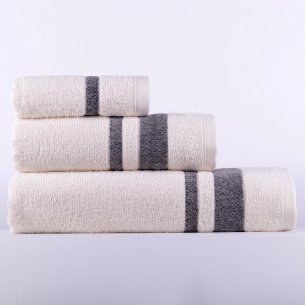 Juego de toallas gris Jeans de algodón 100%