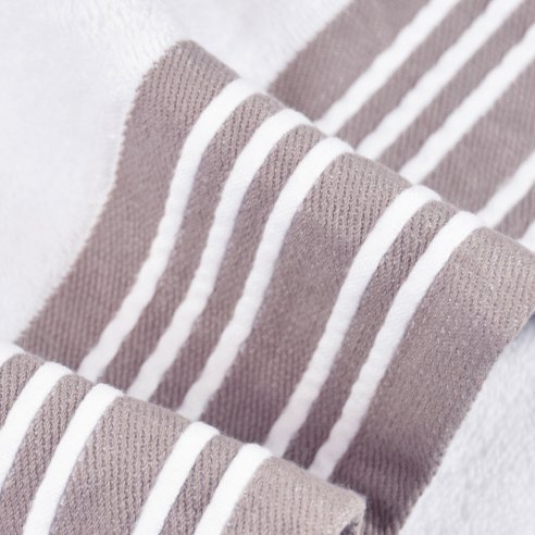 Juego de toallas beige Santorini de algodón 100%