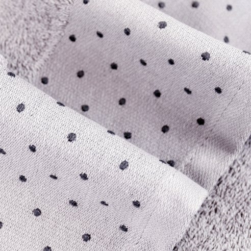 Juego de toallas gris Mykonos de algodón 100%