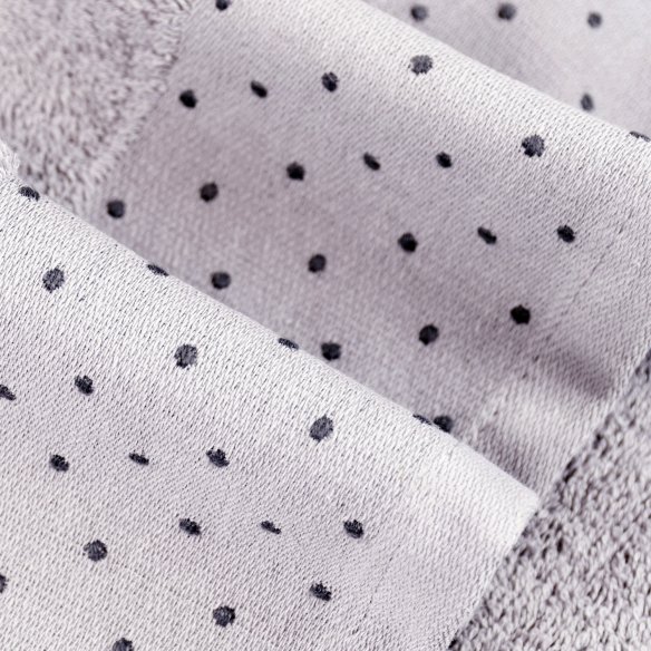 Juego de toallas gris Mykonos de algodón 100%