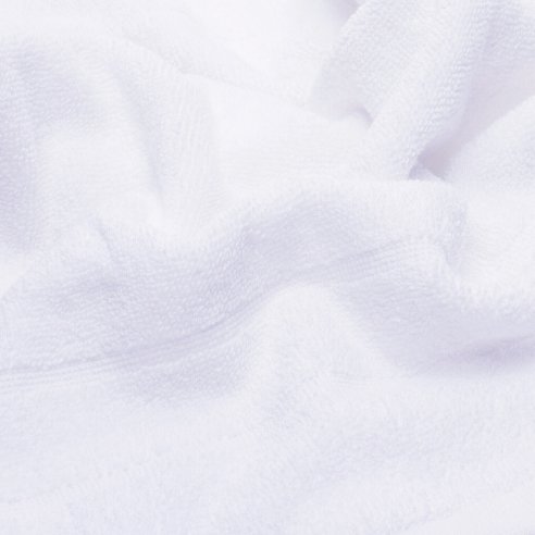 Toalla de baño blanca lisa de hostelería de...