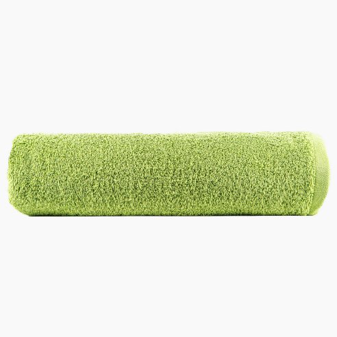 Toalla de baño verde pistacho lisa de algodón 100%