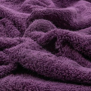 Toalla de baño berenjena lisa de algodón 100% 2