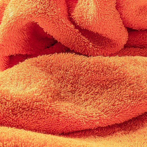 Toalla de baño naranja lisa EXCLUSIVE de...