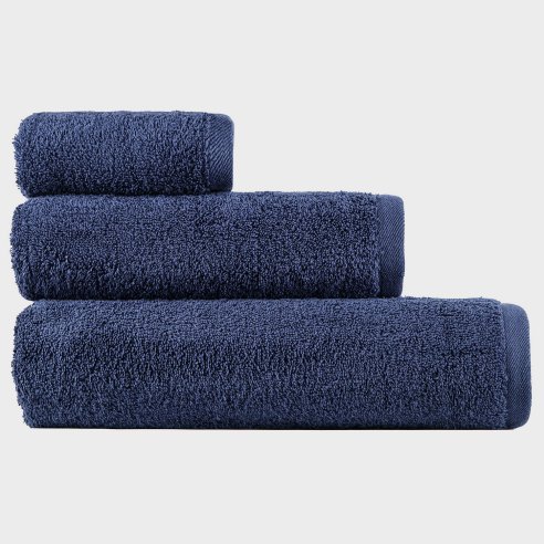 Juego toallas de baño azul EXCLUSIVE algodón 100%