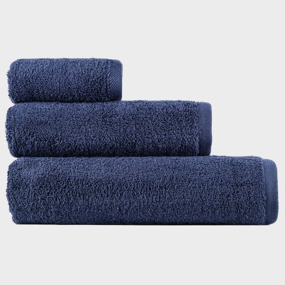 Juego toallas de baño azul EXCLUSIVE algodón 100%