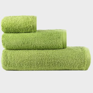 Juego toallas de baño verde EXCLUSIVE algodón 100%