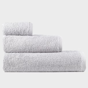Juego toallas de baño gris EXCLUSIVE algodón 100%