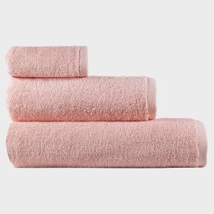 Juego toallas de baño rosa EXCLUSIVE algodón 100%