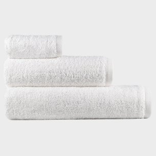 Juego toallas de baño blanco EXCLUSIVE algodón 100%.