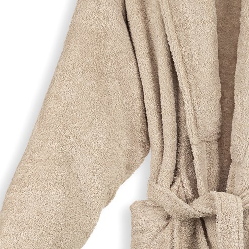 copy of Peignoir adulte de bain beige uni 100 %...
