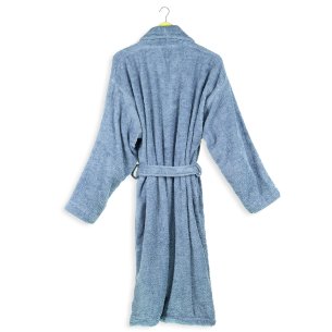 copy of Peignoir adulte de bain blanc uni 100 % coton 2