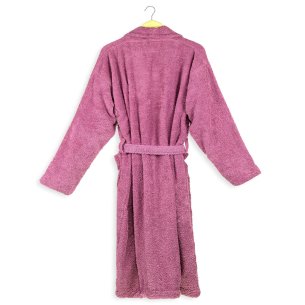 copy of Peignoir adulte de bain blanc uni 100 % coton 2