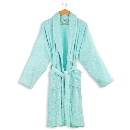 copy of Peignoir adulte de bain blanc uni 100 %...