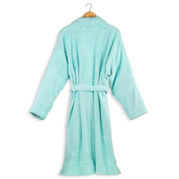 copy of Peignoir adulte de bain blanc uni 100 % coton