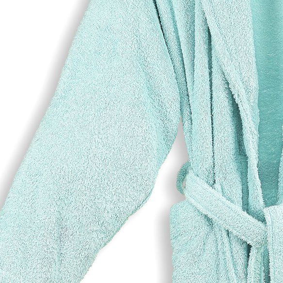 copy of Peignoir adulte de bain blanc uni 100 % coton