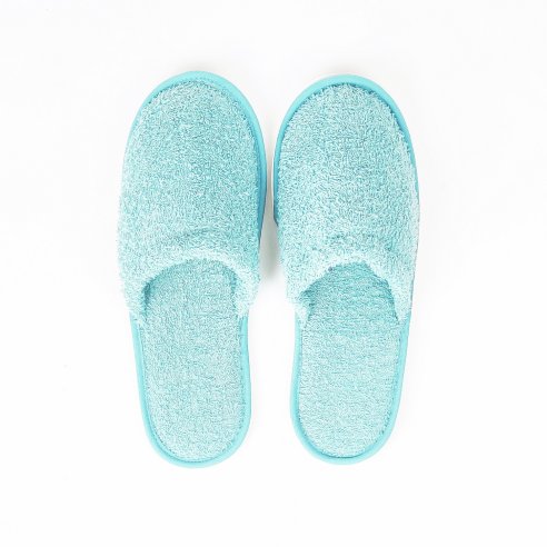 copy of Chaussons bleu turquoise en...