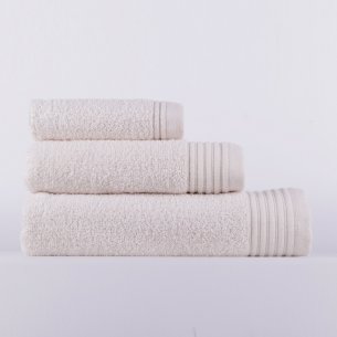 Juego de 3 toallas natural Azahar de algodón 100%