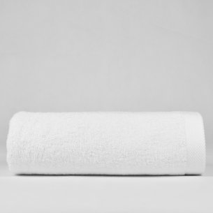 Toalla de baño blanca lisa EXCELLENCE de algodón 100%