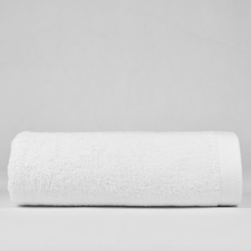 copy of Serviette de bain blanche unie 100 % coton