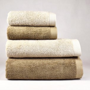 copy of Lot de serviettes gris Eternity uni 100% coton