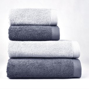 copy of Lot de serviettes gris Eternity uni 100% coton