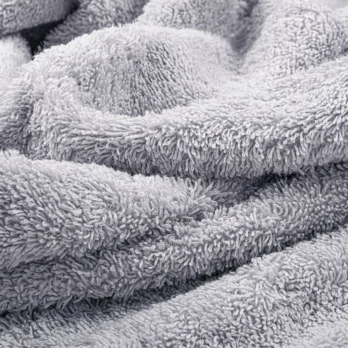 Juego 4 Toallas "EXCELLENCE" Gris y Plata...