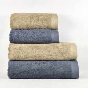 copy of Lot de serviettes gris Eternity uni 100% coton