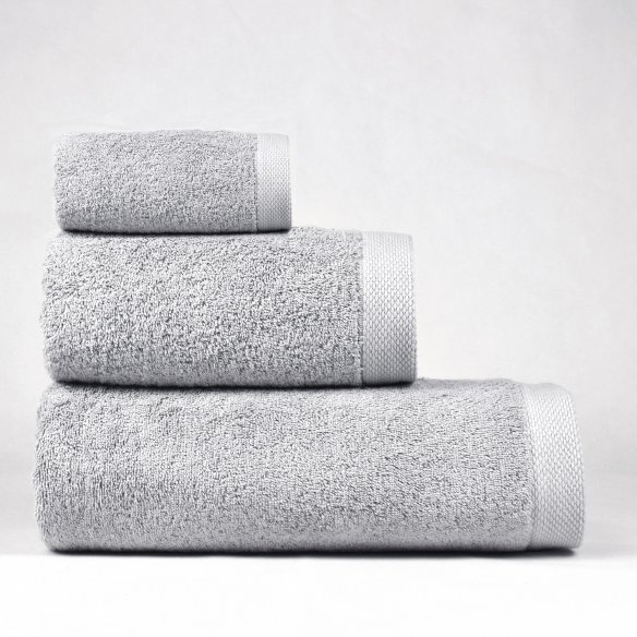 Juego toallas de baño plata EXCELLENCE algodón 100%