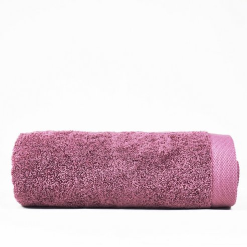 Toalla de baño rosa lisa EXCELLENCE de algodón...
