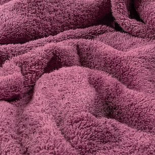 Toalla de baño rosa lisa EXCELLENCE de algodón 100% 2