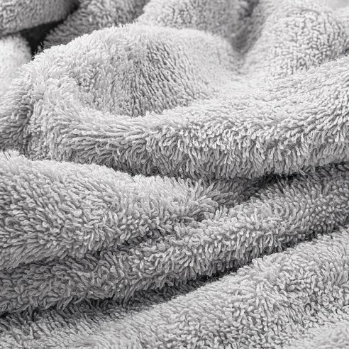 Toalla de baño gris lisa EXCELLENCE de algodón...