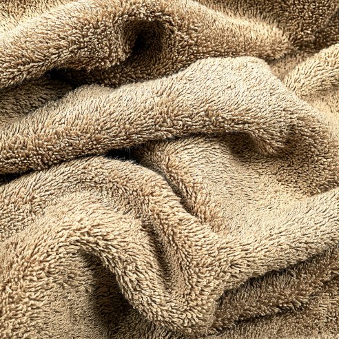 Toalla de baño beige lisa EXCELLENCE de algodón...