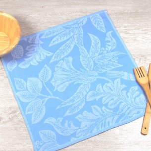 Blue kitchen towel made from 100% cotton